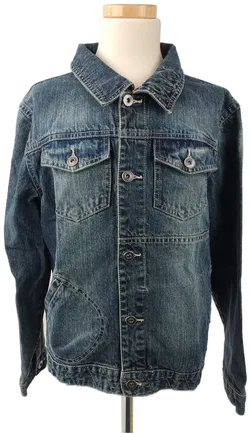 KIDZ alive Kinderjeansjacke, blau - Gr. 164 - Bild 1