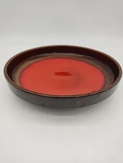 West Germany Vintage-Obstschale No. 340-26 / orange-braun - Bild 3