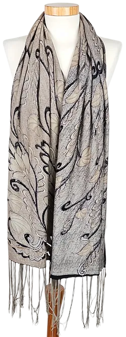 Damen Schal - floral - Bild 3