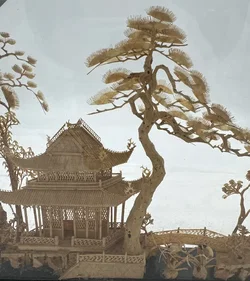 Vintage - Asiatisches Kork-Diorama - Bild 5
