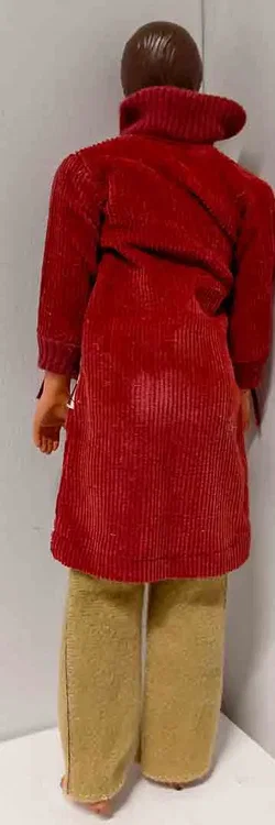 Vintage Ken Mattel-Puppe mit rotem Morgenmantel ca 29,5 cm – Vorschau 3