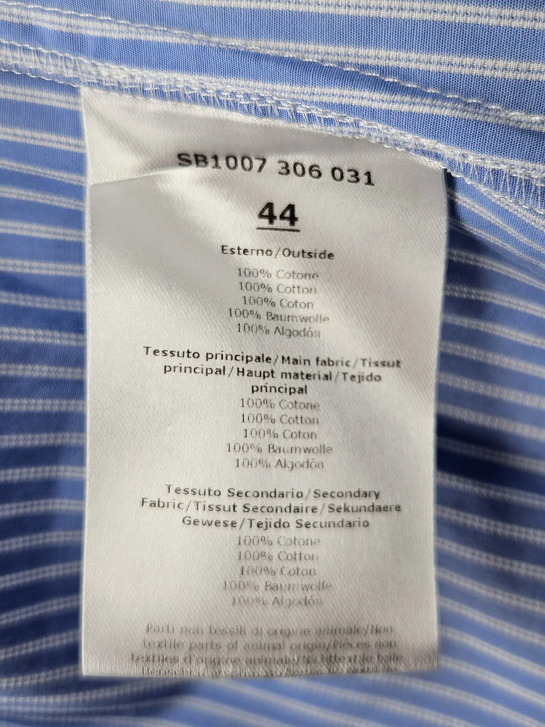 SARA BATTAGLIA Damen Bluse, blau/weiß -Gr. M – Bild 9