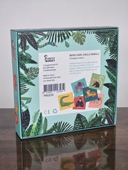 MEMO GAME JUNGLE ANIMALS - Gesellschaftsspiel - PETIT MONKEY  - Bild 2