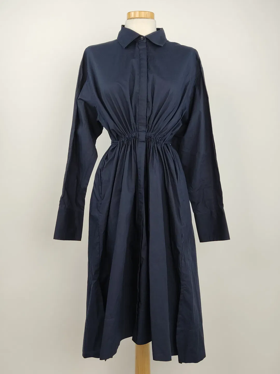 French Connection Damen Baumwollkleid dunkelblau - S / 36 - Bild 4