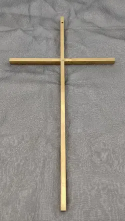 Wandkreuz Messing - Bild 2