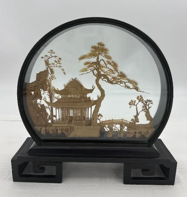 Vintage - Asiatisches Kork-Diorama - Bild 1