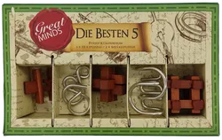  Puzzle Kompendium - Great Minds - Die besten Fünf - Moses 92064   - Bild 2
