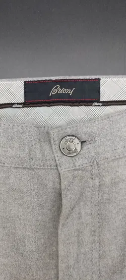 Brioni Herren Hose grau Gr. 36 - Bild 3