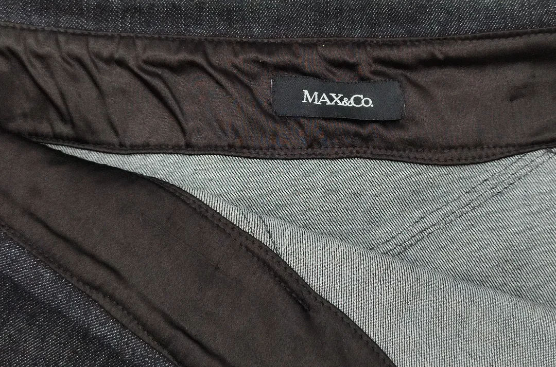 Max&Co. Mini-Jeansrock Schwarz Gr.36 | Urban-Cool – Bild 4