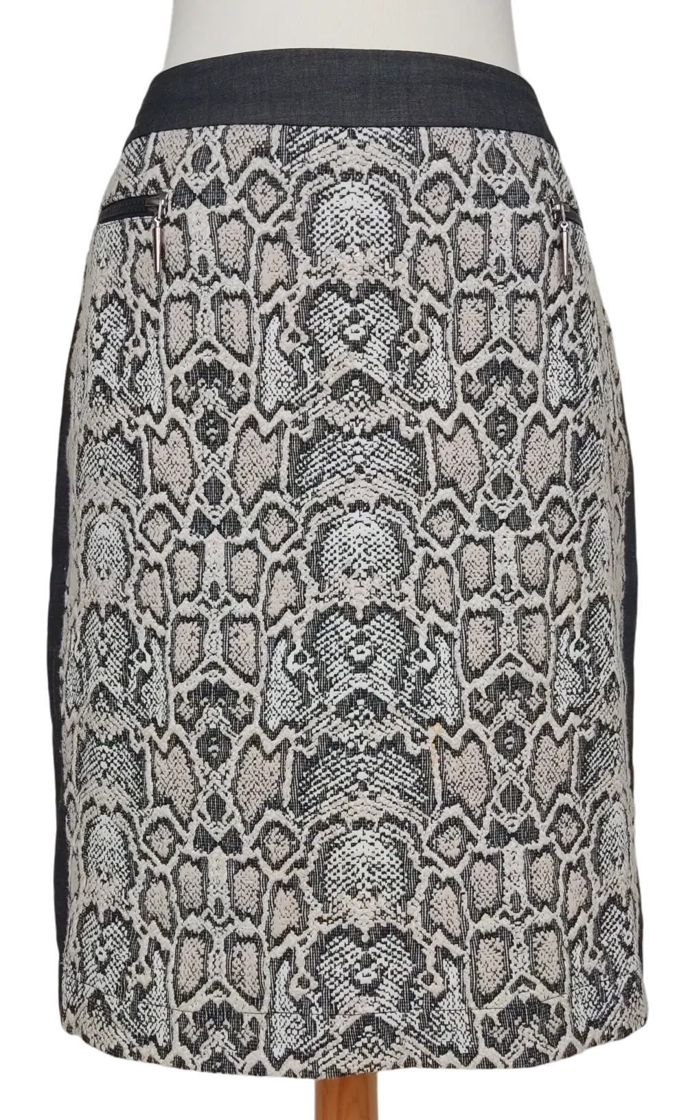 Airfield Damen Rock, grau/weiß - Bundweite 42 cm  - Bild 4