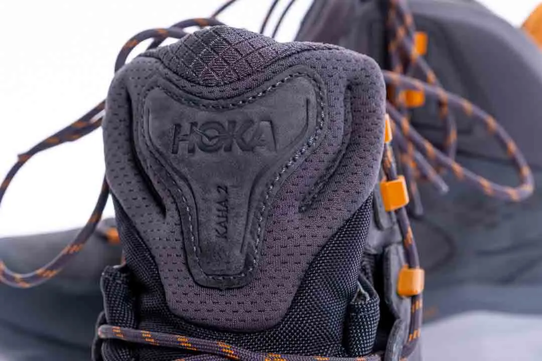 Hoka Kaha Herren Wanderschuhe in grau-orange, Größe 44  – Bild 3