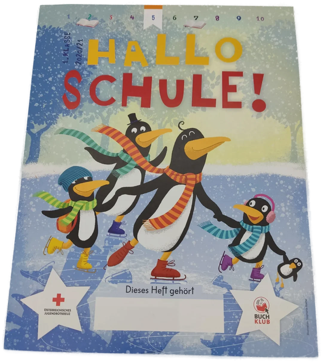 Hefte "Hallo Schule", 1. Klasse, 2020/2021 und Universal-Schablone, 3tlg. – Bild 2