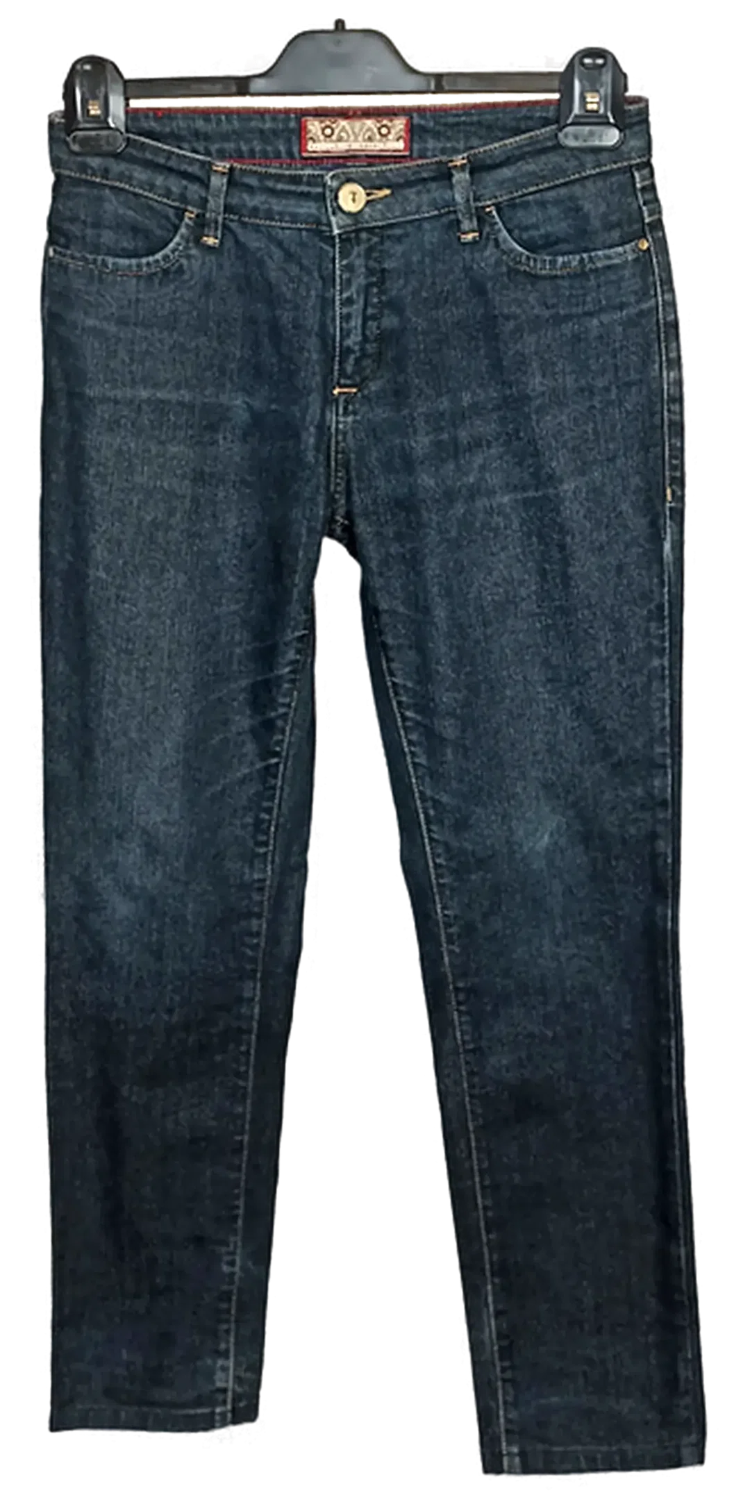 Trussardi Jeans Damen Jeans dunkelblau Gr. UK 27 - Bild 4