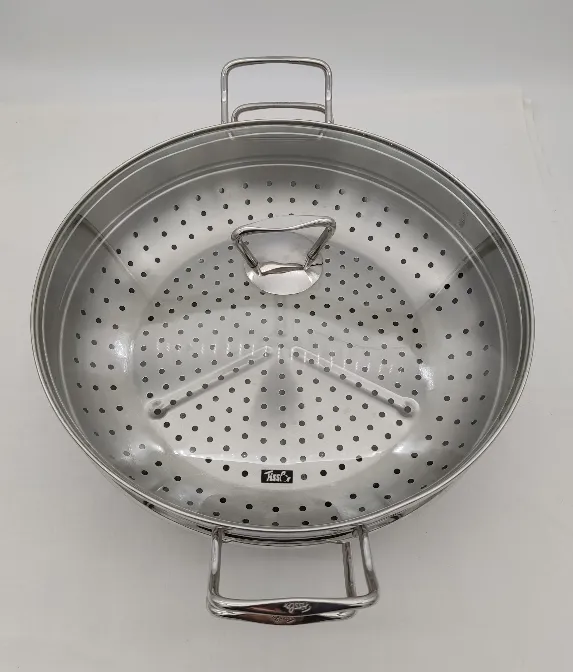 Fissler Wokpfanne mit Dämpfeinsatz 36cm – Bild 2