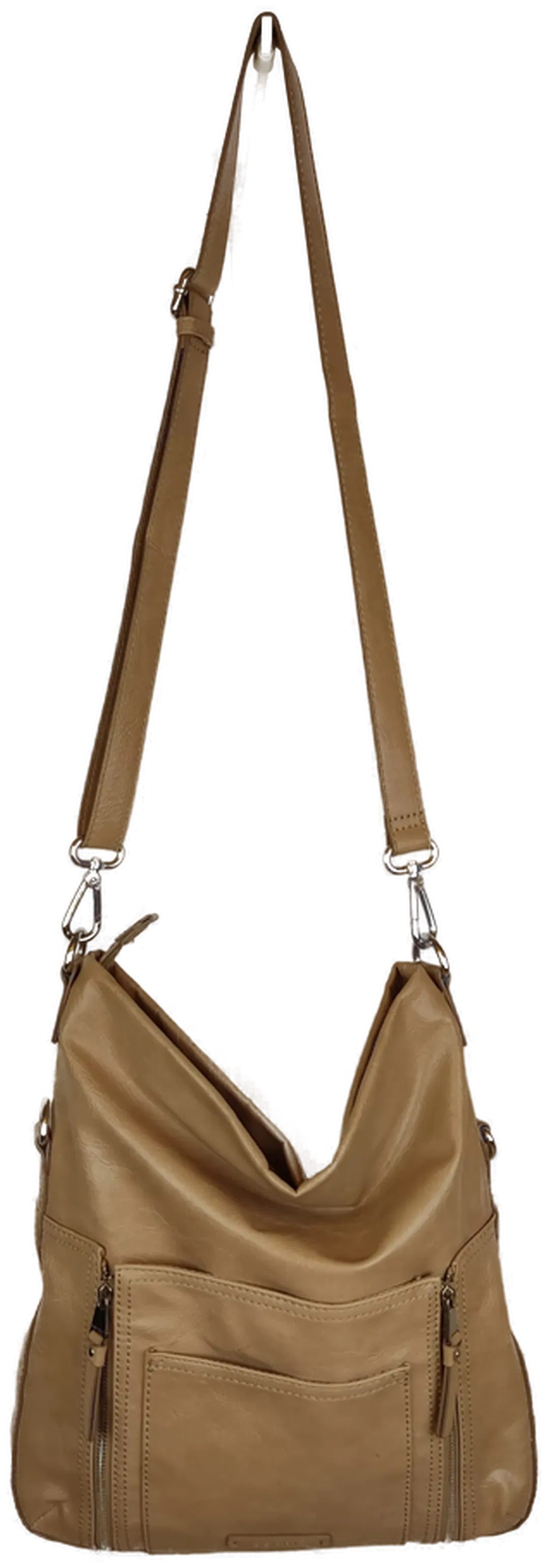 Esprit Damen Umhängetasche hellbraun - 32 x 37 cm - Bild 4