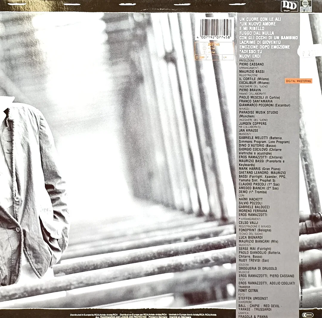  LP Vinyl Eros Ramazzotti "Nuovi Eroi"  – Bild 2