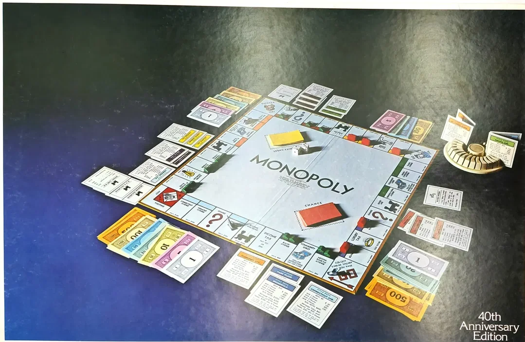 VINTAGE - MONOPOLY 40th Anniversary Edition 1973 - A Parker Game – Bild 3