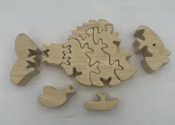 Fisch Holzpuzzle - Bild 3