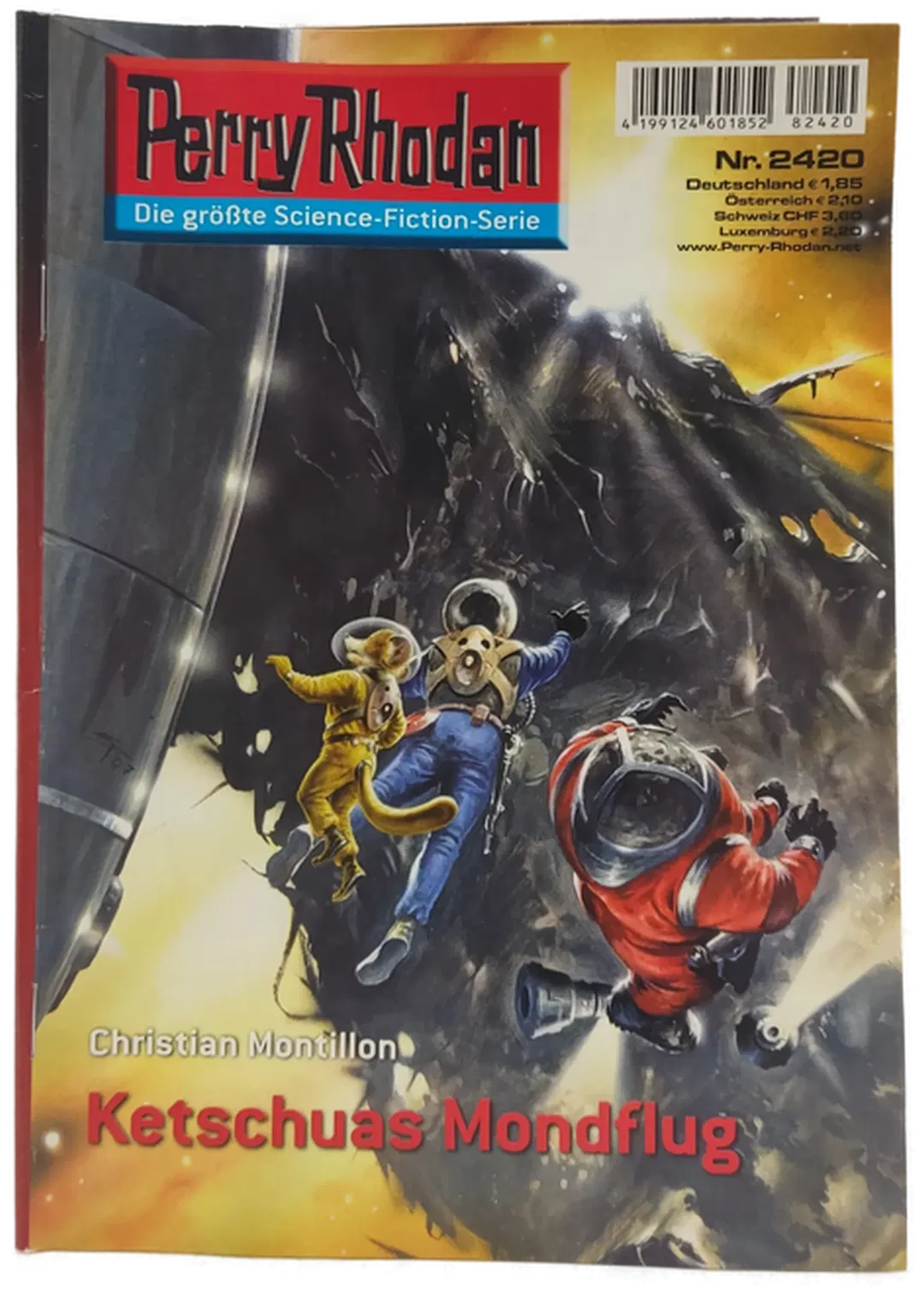 Romanheft Perry Rhodan Ketschuas Mondflug Erstauflage Nr. 2420 - Bild 2
