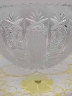 Bohemian Kristallglas-Schale „Queen’s Lace“ | Vintage-Klassiker – Vorschau 5