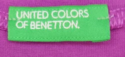 United Colors of Benetton Kindershirt lila Gr. 90 - Bild 3
