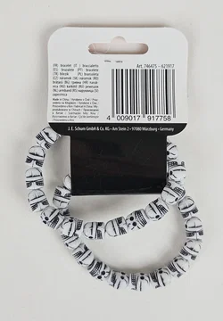 Halloween Zubehör #6 "Totenkopf-Armband" – Vorschau 2