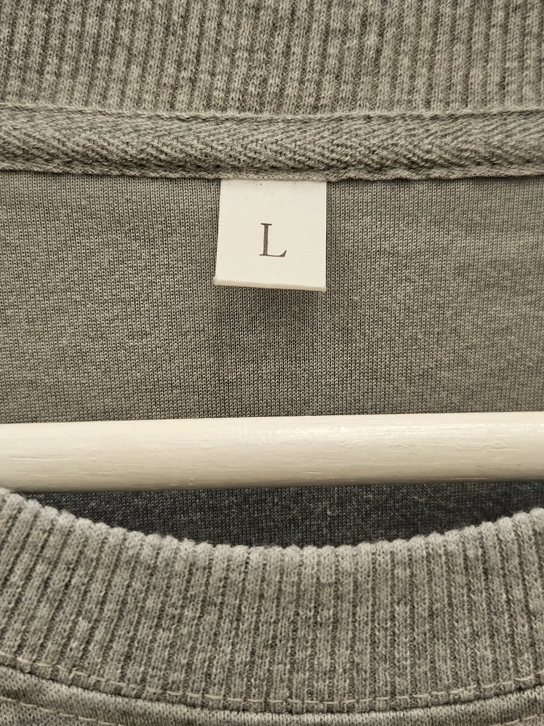 Damen Pullover mit Leopardenkopf, grau - Gr. L – Bild 3