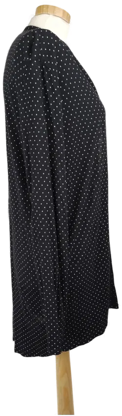 Damen Weste schwarz mit weißen Punkten - M/38 - Bild 3