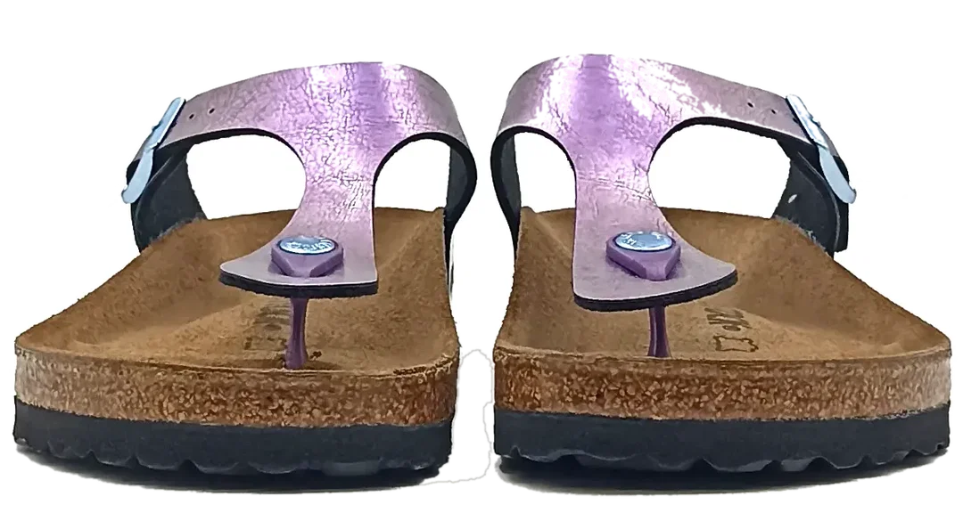 Birkenstock Damensandalen metallic violett Gr. 38 – Bild 2