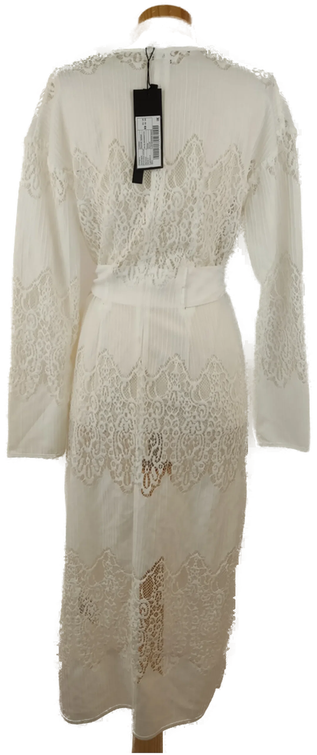 Lost Ink Damen-Morgenmantel / Strandmode weiss - XS/34 – Bild 2