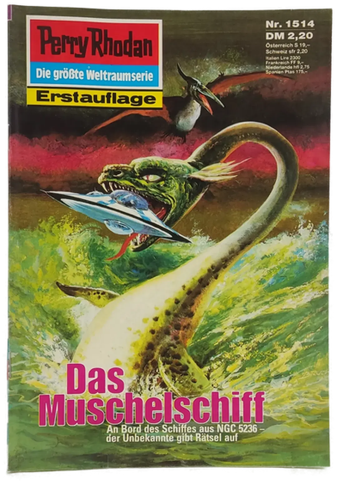 Romanheft Perry Rhodan Das Muschelschiff Erstauflage Nr. 1514 - Bild 1