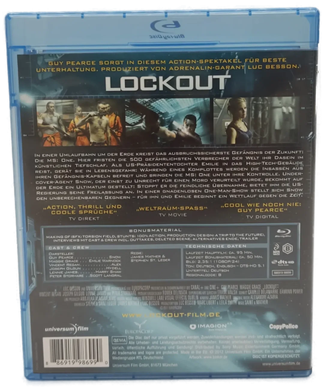 Blu-Ray Disc "Lockout" mit Pearce Guy, Grace Maggie – Bild 4