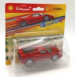 Hot Wheels Shell V-Power Ferrari F50 Modellauto Maßstab 1:38 (OVP) – Vorschau 1