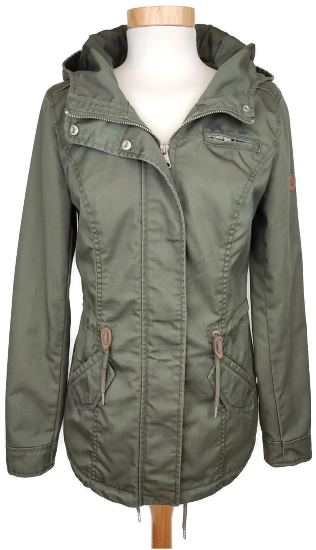 ONLY Damen Übergangsjacke army grün - XS/34 - Bild 4