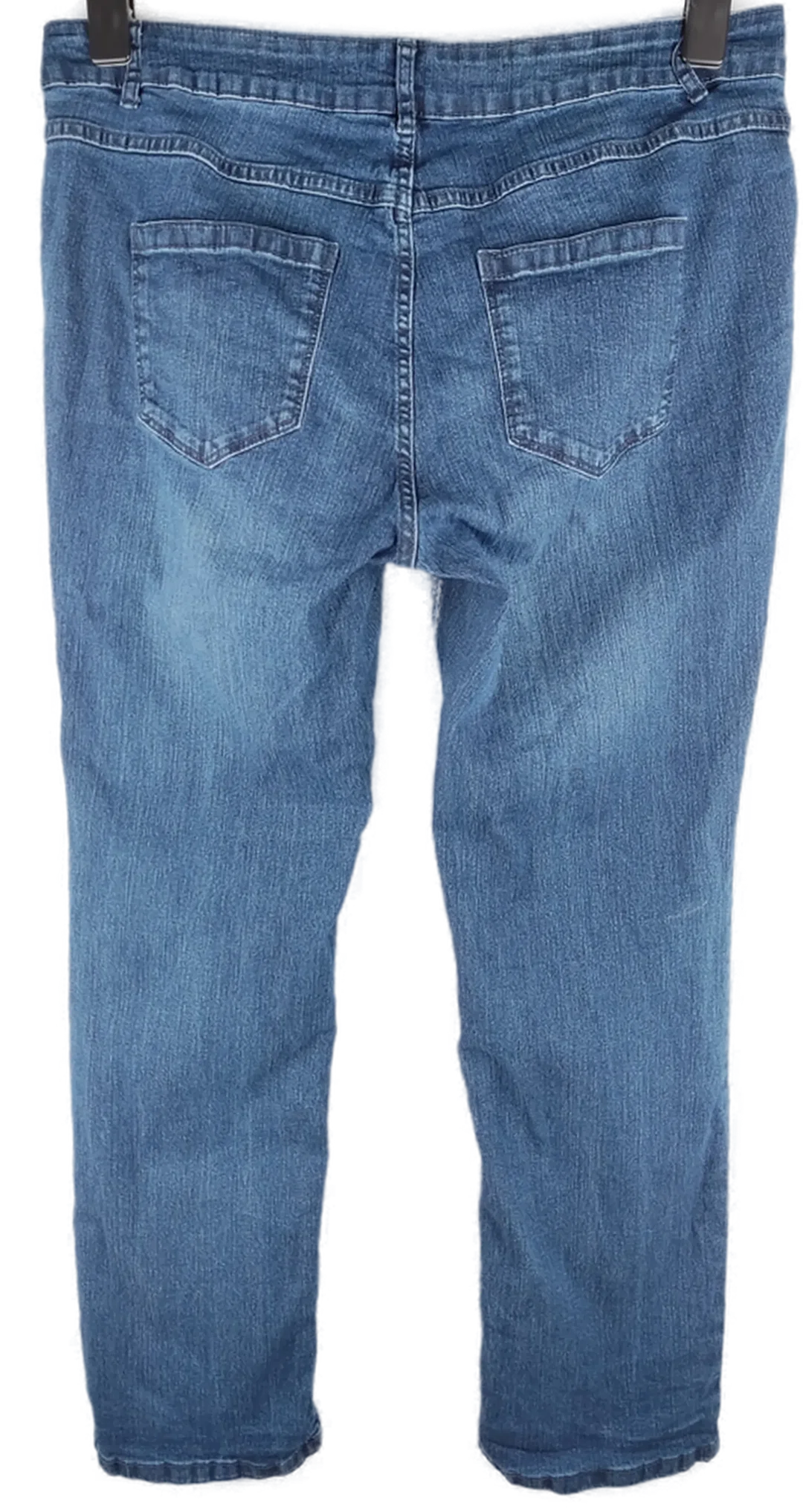 Jeans "The Straight Jeans", mit Zipp und Taschen, blau, Größe 44 – Bild 3