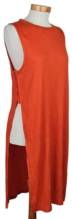 AMISU Damen Longshirt, orange - Gr. M  - Bild 3