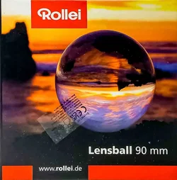 Rollei Lensball 90 mm Glaskugel für kreative Fotografie mit Originalverpackung