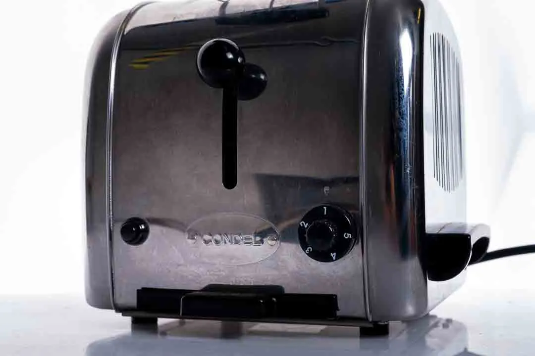 Vintage Toaster "CONDEL"  Typ 2323 – Metallgehäuse,, 50er-Jahre Design – Bild 2