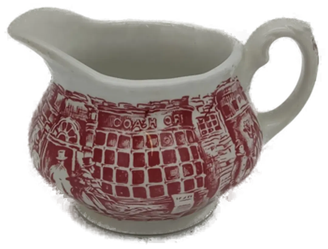 Royal Tudor Milchkännchen rot England - Bild 1