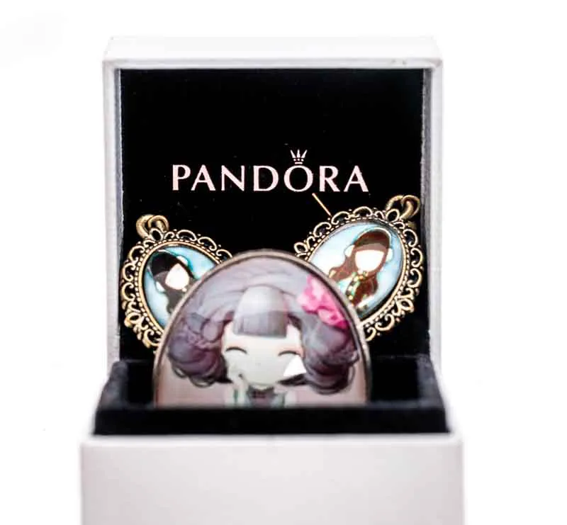 Pandora Ohrringe und Brosche – Bild 2