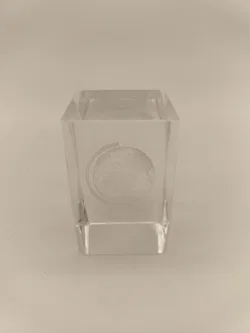 Briefbeschwerer, Deko, 3D Globus, Glas - Bild 2