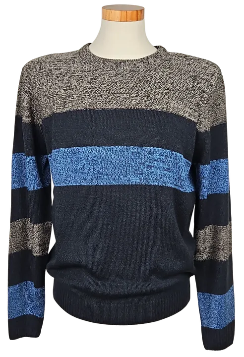 Vintage Herren Strickpullover, multicolor - Gr. M  - Bild 1